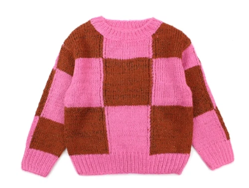 Name It strikbluse sangria sunset glitter